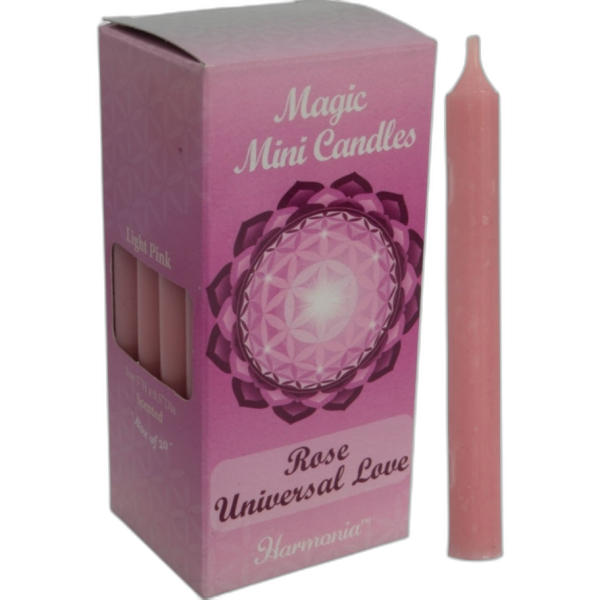 Harmonia Mini Chime Candle - Universal Love with Rose Essential Oil