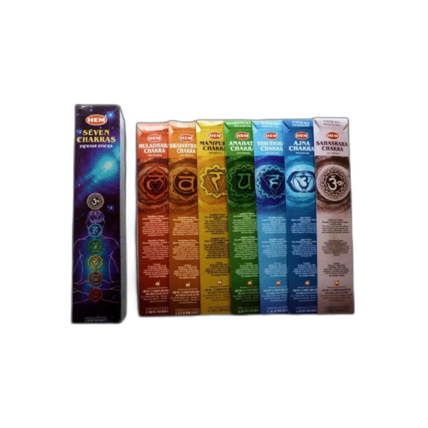 Hem 7 Chakra Incense Pack