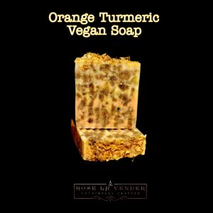 Orange Turmeric Hand-Crafted Vegan Soap Orange Turmeric Hand-Crafted Vegan Soap