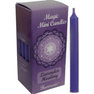 Harmonia Mini Chime Candle - Dark Purple Healing with Lavender Essential Oil