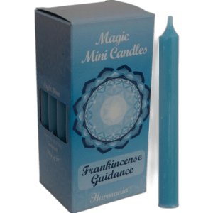 Harmonia Mini Chime Candle - Light Blue- Guidance with Frankincense Essential Oil