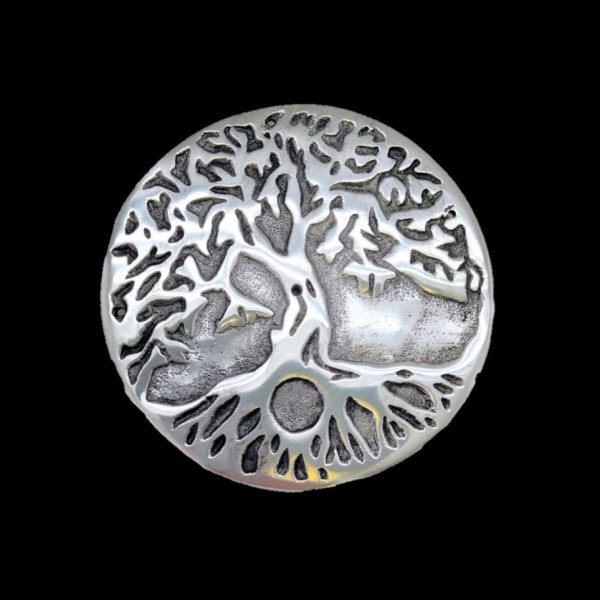 4" Tree Of Life Metal Incense Burner