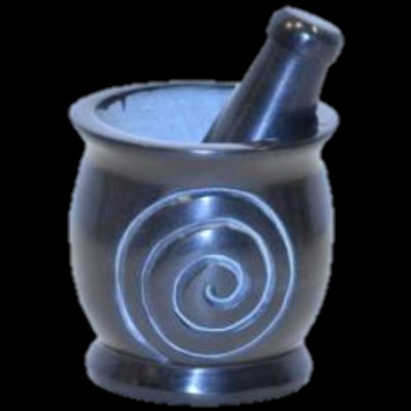 3" Spiral Mortar & Pestle