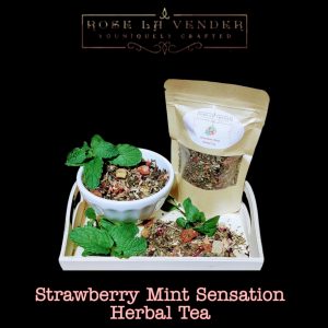 Strawberry Mint Herbal Loose Tea
