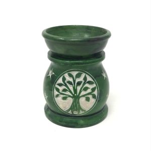 3.5" Tree of Life Soapstone Oil Burner 3.5" Tree of Life Soapstone Oil Burner