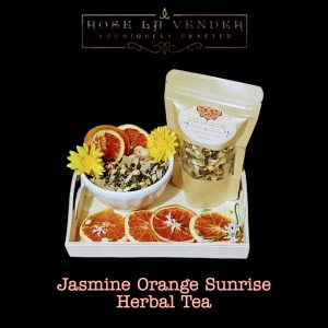 Jasmine Orange Sunrise Herbal Loose Tea Jasmine Orange Sunrise Herbal Loose Tea